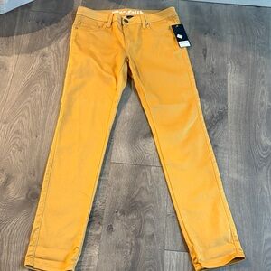 Vibrant Yellow Skinny Jeans for Women